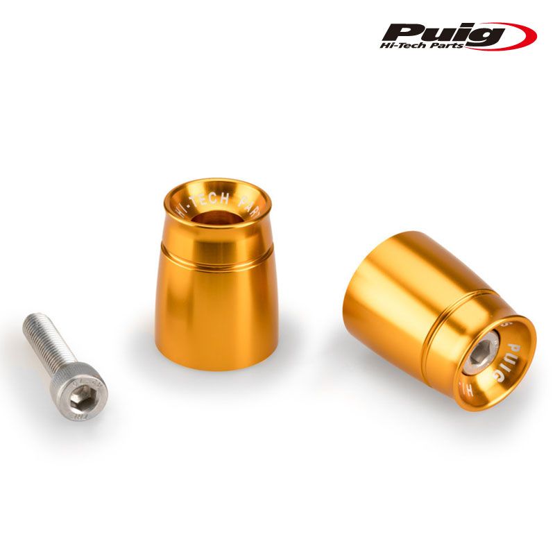 ごま Puig 21008O SHORT BAR ENDS WEIGHTS WITH RIM [GOLD] KAWASAKI