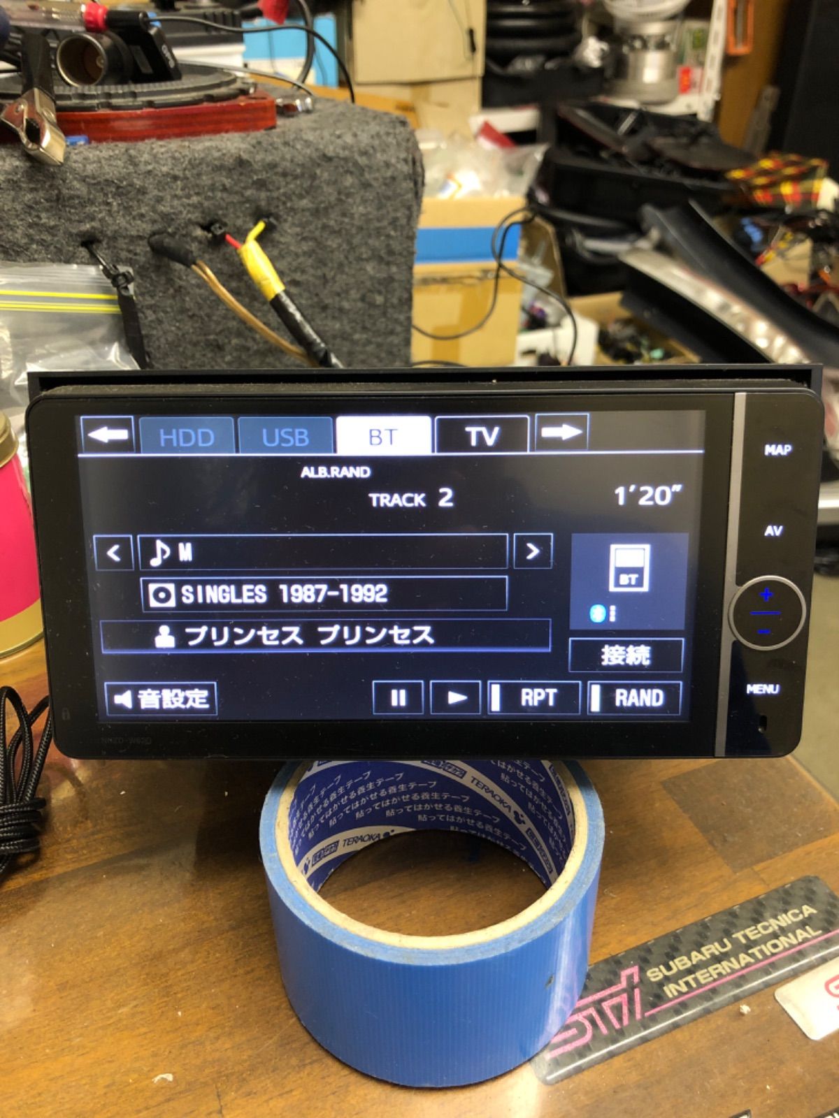 トヨタ　純正ナビ　NHZD-W62G （地デジ付き） トヨタ純正ナビ/NHZD-W62G DVD 地デジ - メルカリ