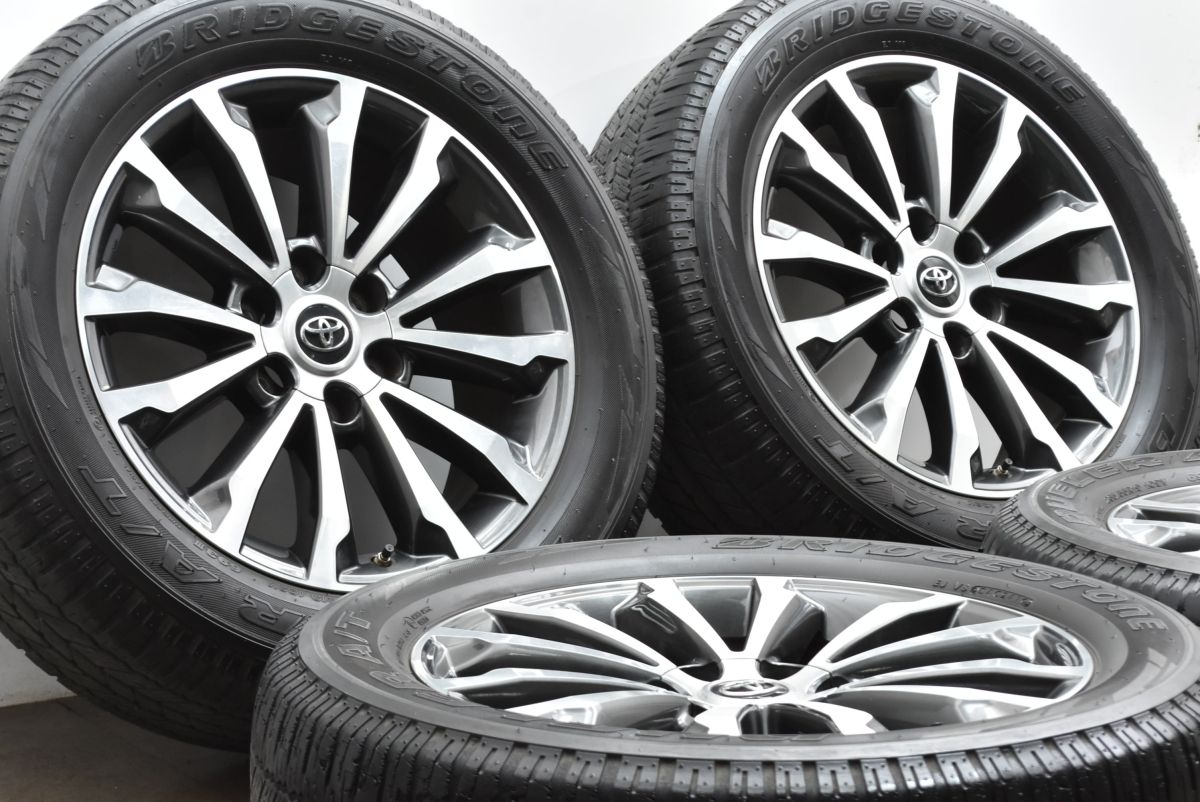 ホイールのみ販売 トヨタ 150 ランドクルーザープラド 純正 19in 7.5J 25 PCD139.7 ブリヂストン 265|55R19 スタッドレス用等にも