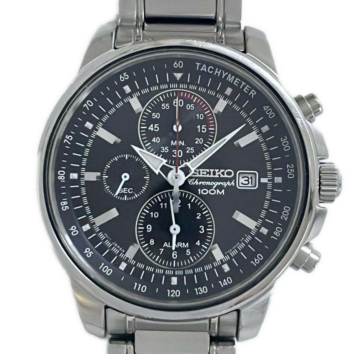 SEIKO(セイコー) 腕時計 - 7T62-0GZ0 メンズ クロノグラフ 黒