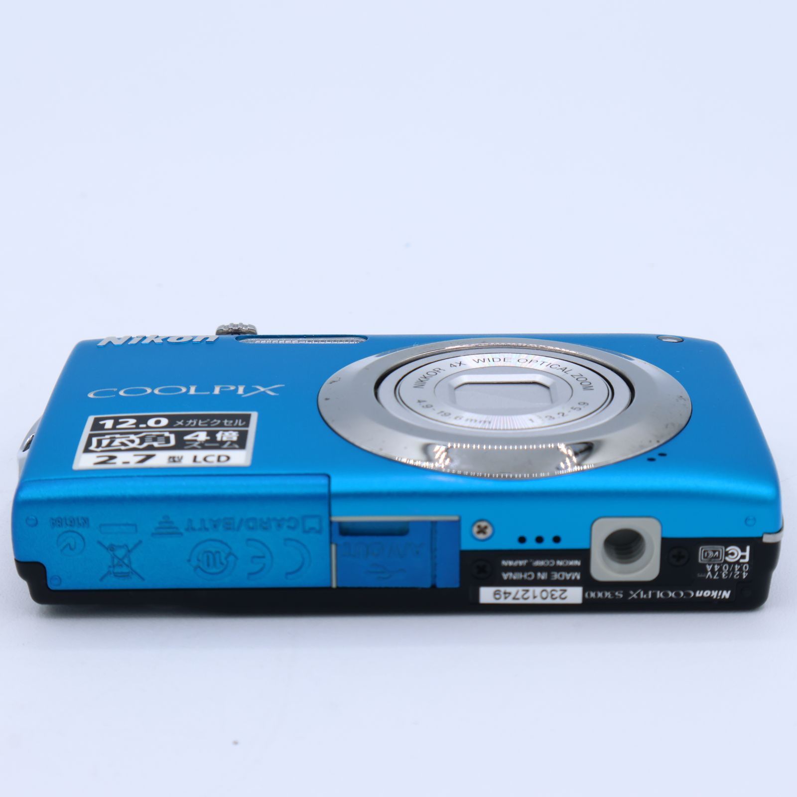 Nikon coolpix S3000 アクアブルー 【公式通販】