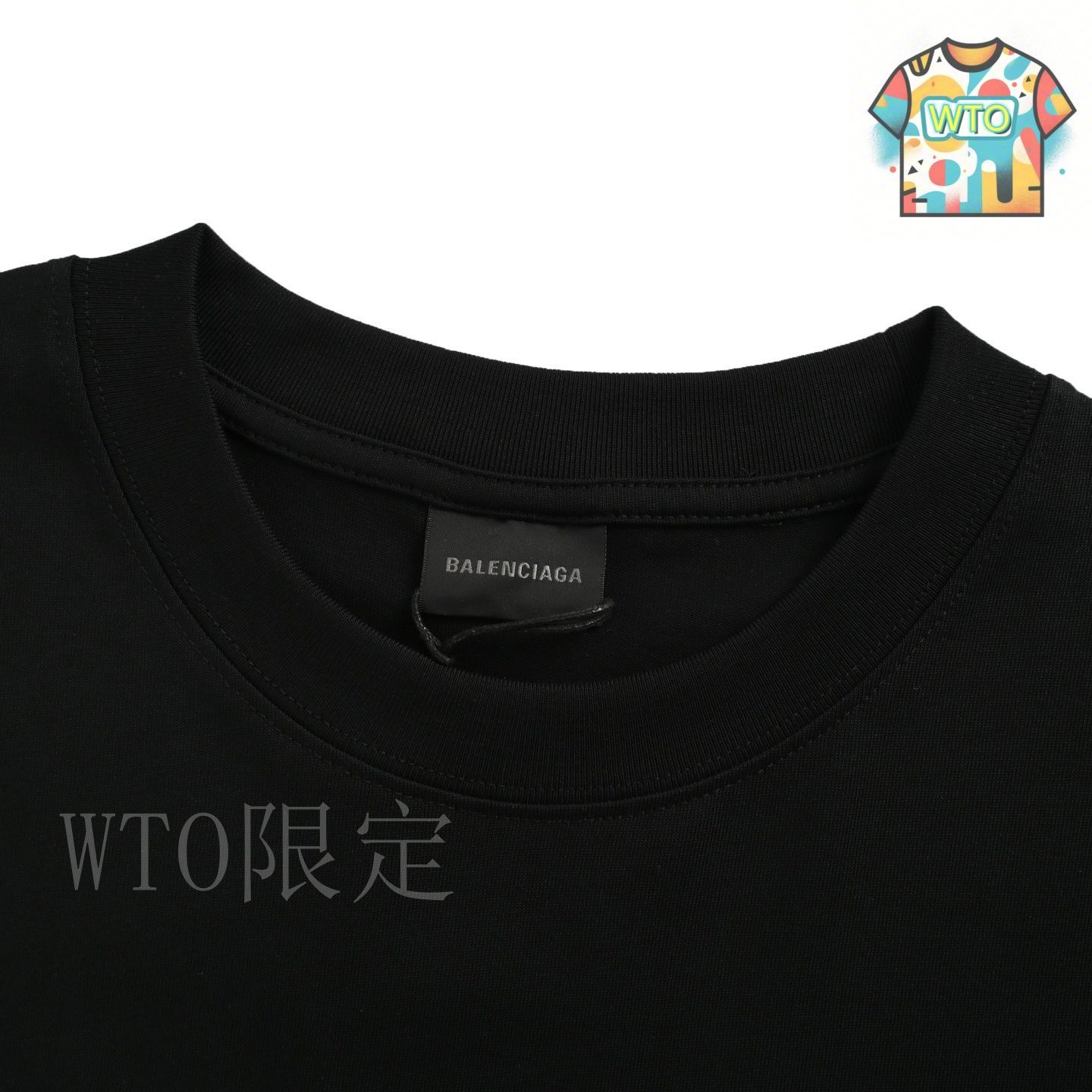 今日WTO】Balenciaga 25SS Lock Button Silver Foil Logo T