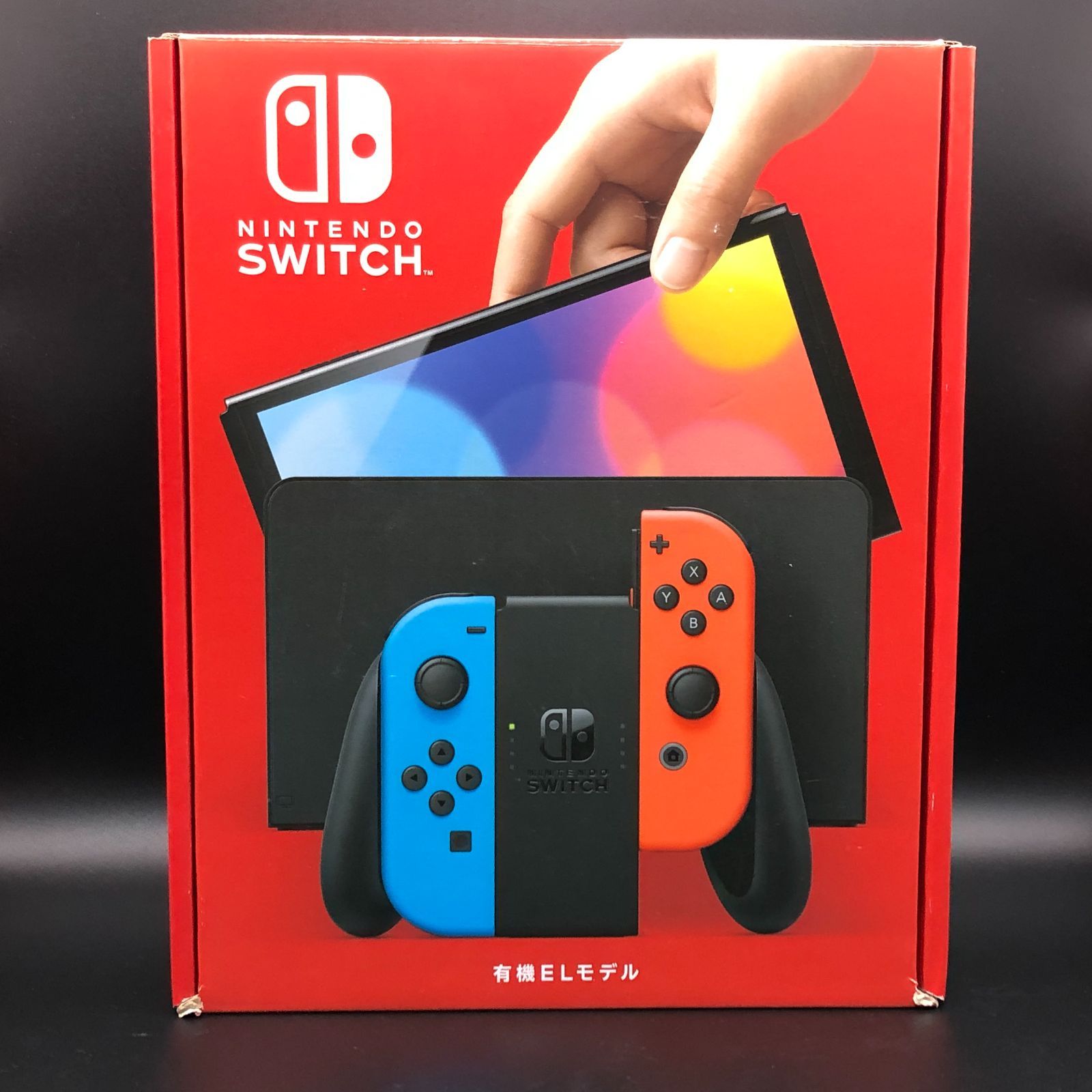 城東36-015 Nintendo Switch 有機ELモデル ネオンレッド|ブルー