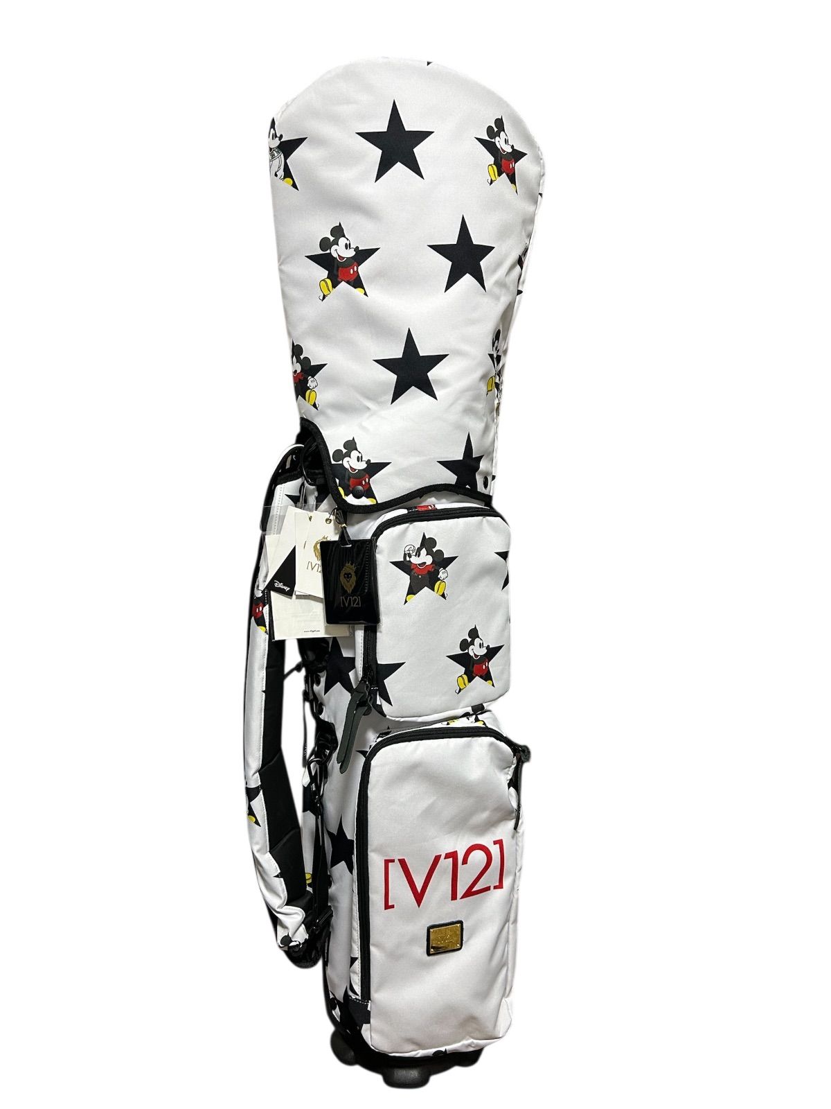 新品未使用！高級V12 ミッキーマウス着せ替えキャディバッグ8.5型