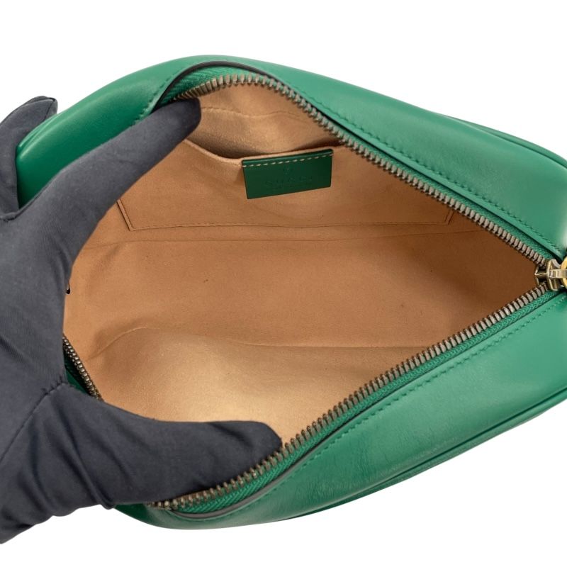 GUCCI グッチ レディース ショルダーバッグ グリーン グッチ GUCCI GGマーモントキルティングスモールショルダー