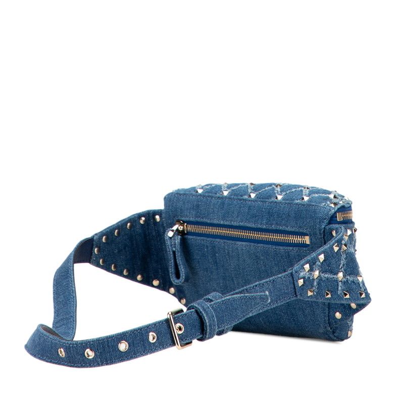 VALENTINO レザーボディバッグ VLTN レザークロスボディバッグ