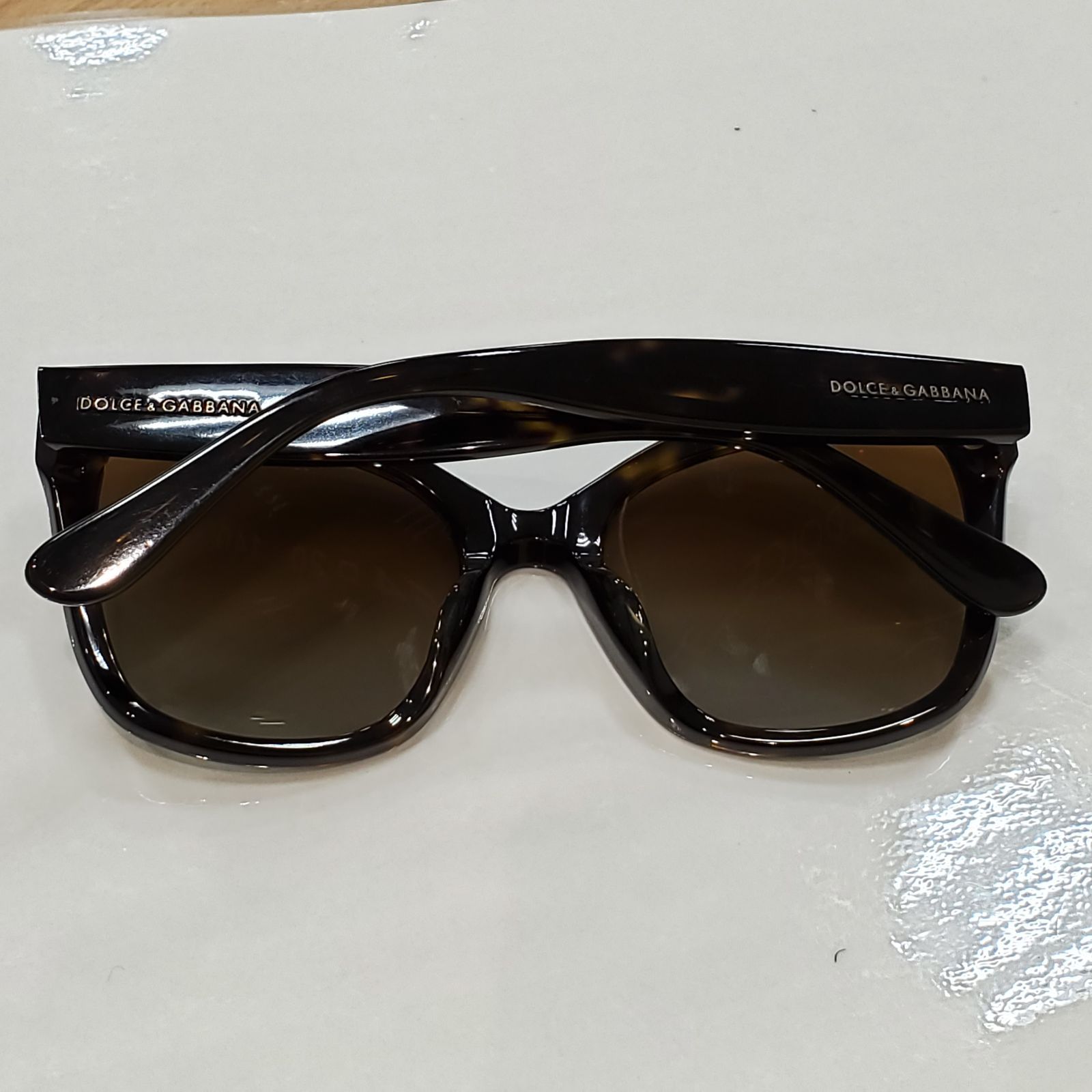お値下げしました^o^ DOLCE&GABBANA サングラス　ユニセックス EL6】DOLCE&GABBANA D&G ドルチェ＆ガッバーナ べっ甲風 ロゴ