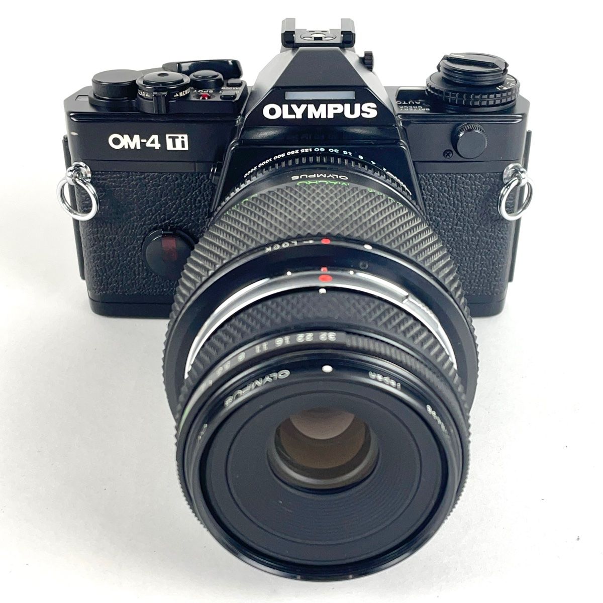 オリンパス OLYMPUS OM-4 Ti チタン ブラック + ZUIKO MACRO 80mm F4