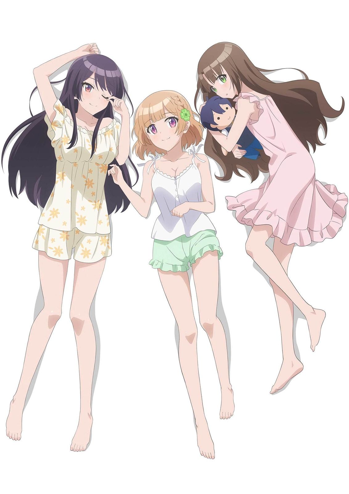 幼なじみが絶対に負けないラブコメ 第1巻<アニメ描き下ろし黒羽-白草-真理愛の添い寝シーツ付き完全数量