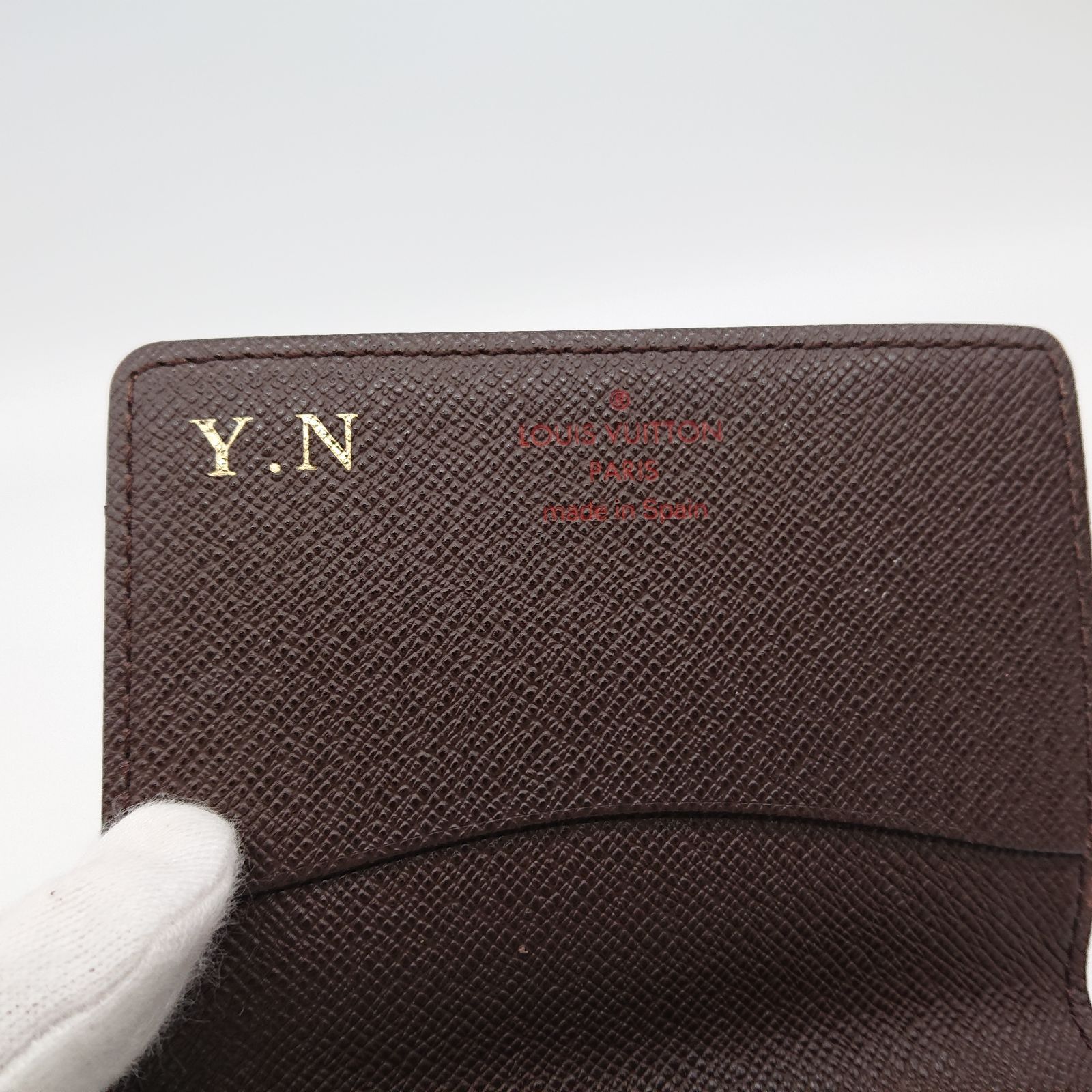 LOUIS VUITTON ダミエ名刺入れ 保存袋付き LOUIS VUITTON（ルイ・ヴィトン） カードケース メンズ 名刺入れ