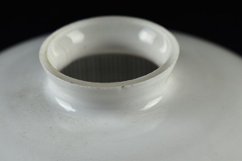 蔵A5507d レトロ 電笠 ランプシェード 硝子 古民家外し品