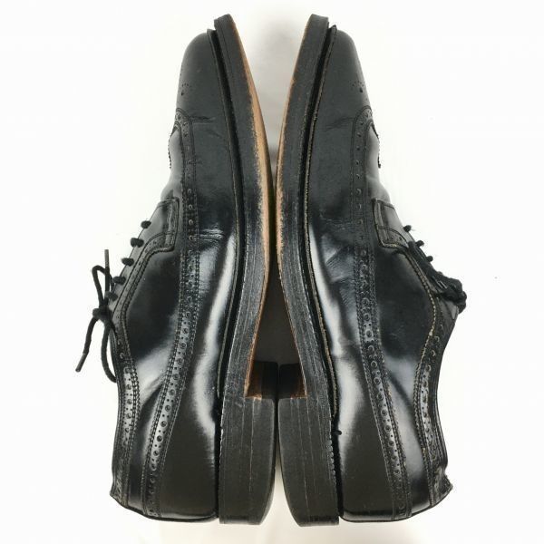 試着交換OK！ Tweed by Cheaney/チーニー　size9.5/28.0程度　イングランド製/Vintage 　ウイングチップ/シューズ〈黒/BLACK/ブラック〉メンズ//men's 菅NO.WZF-160 試着交換OK！Royal Tweed by Cheaney/チーニー size9.5/28.0程度