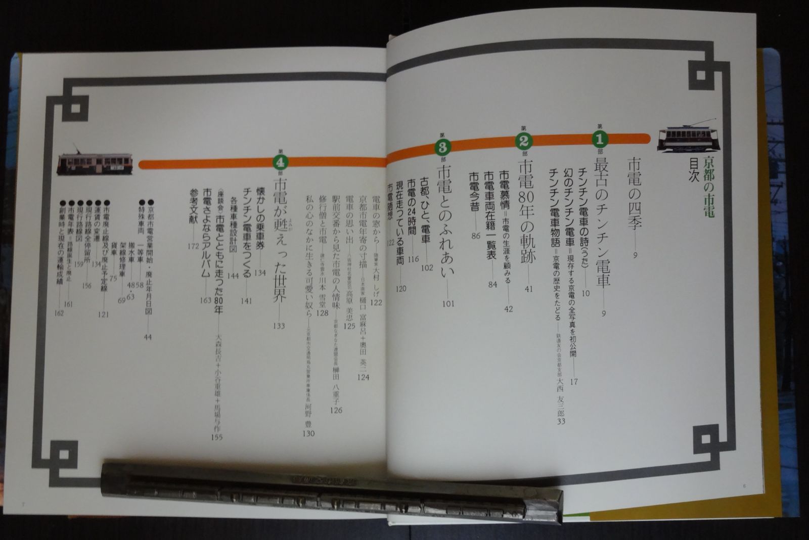 保存版 京都の市電 ー古都に刻んだ80年の軌跡ー」 立風書房