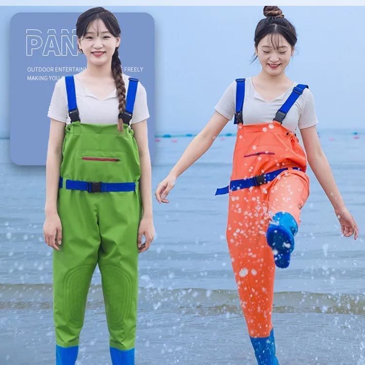 BDTTUG] ウェーダー チェストハイウェーダー 男女兼用 釣り PVCウェーダー 大雨 防災 対策 胴付き長靴 農作業 水産用 胴長 ウェーダー  レディース チェストハイウェーダー 釣り 胴長靴 水仕事 除雪 雪かき 女性用 潮干狩り 掃除 農作業 漁業 防水透湿 ポケット 長靴 渓流 ... [BDTTUG] ウェーダー チェストハイウェーダー 男女兼用 釣り PVCウェーダー 大雨 防災 対策 胴付き長靴 農作業 水産用