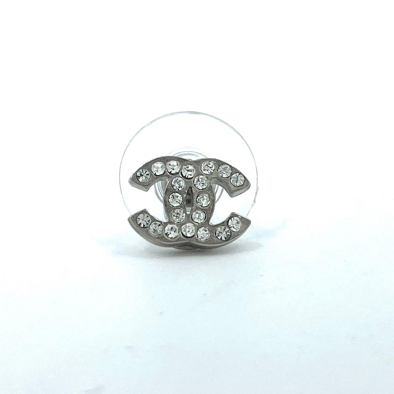『美品』CHANEL シャネル　ココマーク　ストーン／パール　片耳ピアス 美品 CHANEL シャネル ココマーク ラインストーン ピアス 片耳