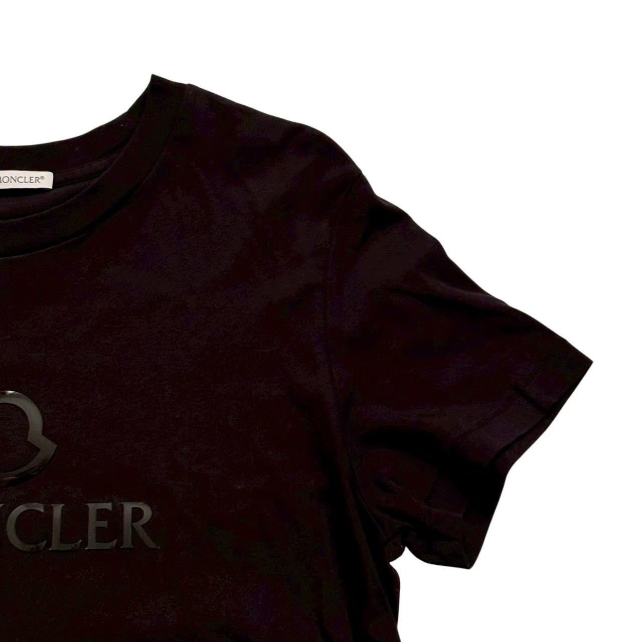 MONCLER モンクレール ロゴ入りTシャツ 黒 SS T-SHIRT H10938C00006 