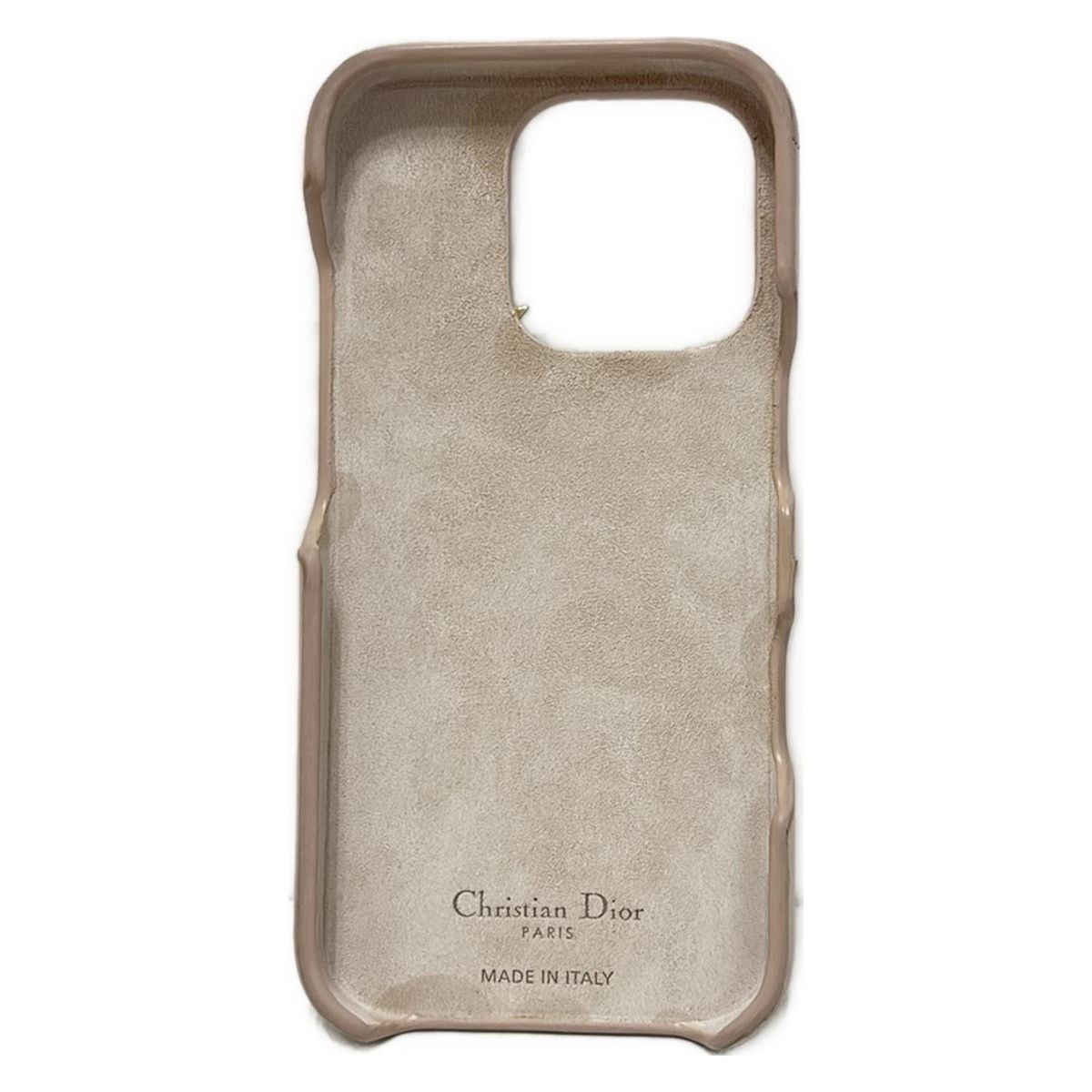 DIOR|ChristianDior ディオール|クリスチャンディオール 携帯電話ケース レディディオール ライトピンク レザー