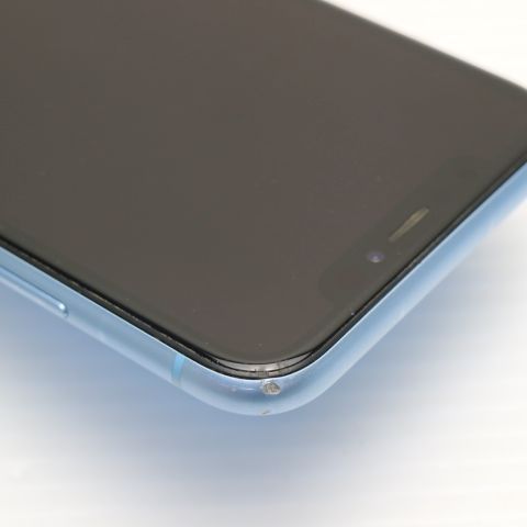 美品 SIMフリー iPhoneXR 128GB ブルー スマホ 白ロム 即日発送