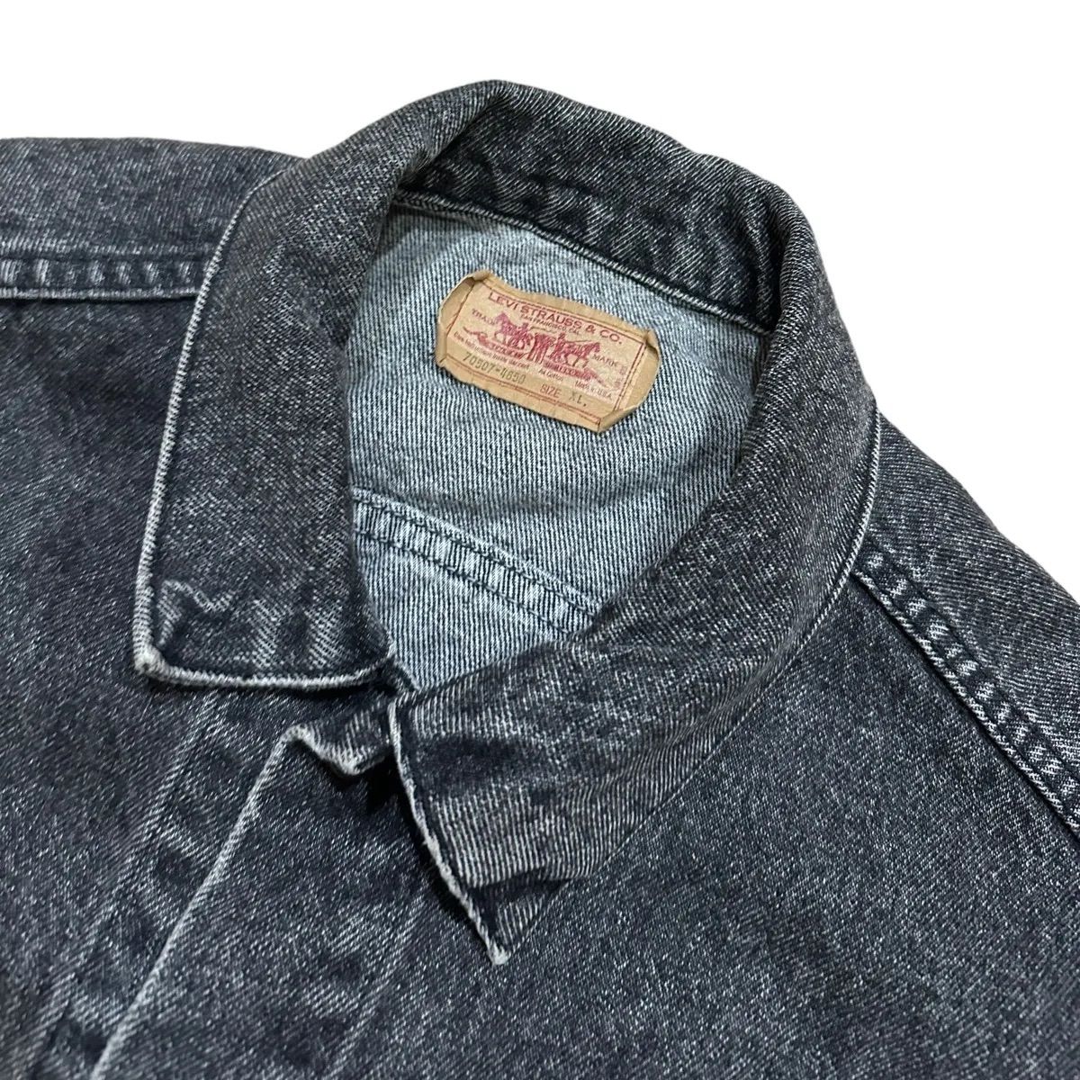 ジャケット・アウター 80s Levi's 70507-0270 black denim jacket 90s Levi's LEVI'S 70507 0270 Black Denim Jacket