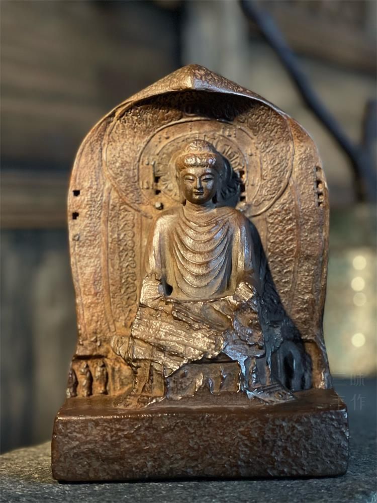 石仏 石像 龍門石窟盧舎那大仏仏像 家内 茶室 禅意 置物 工芸品 - メルカリ