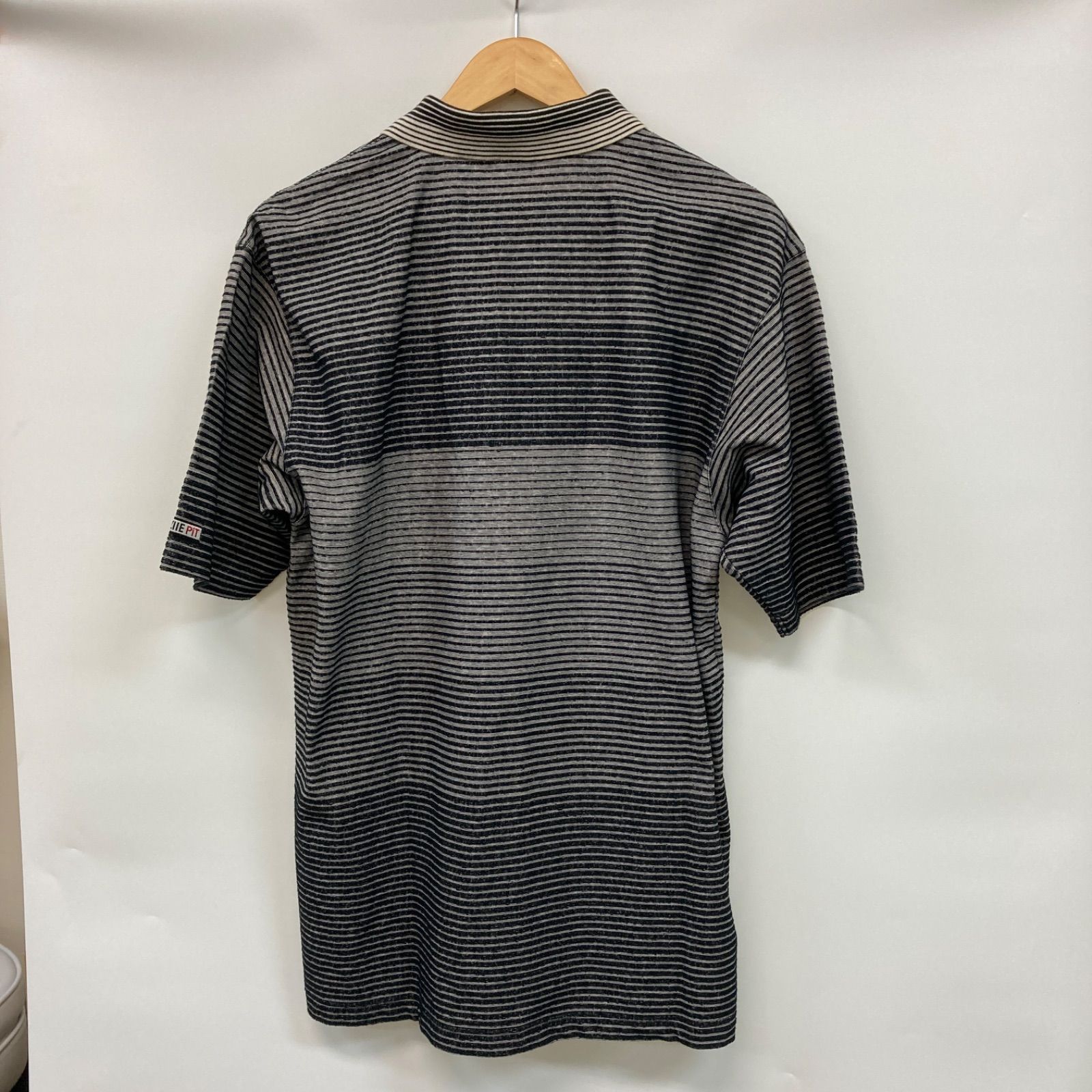 ISSEY MIYAKE チェック ポロシャツ サイズXL 半袖シャツ Homme Plissé Issey Miyake プリーツ ショートスリーブ