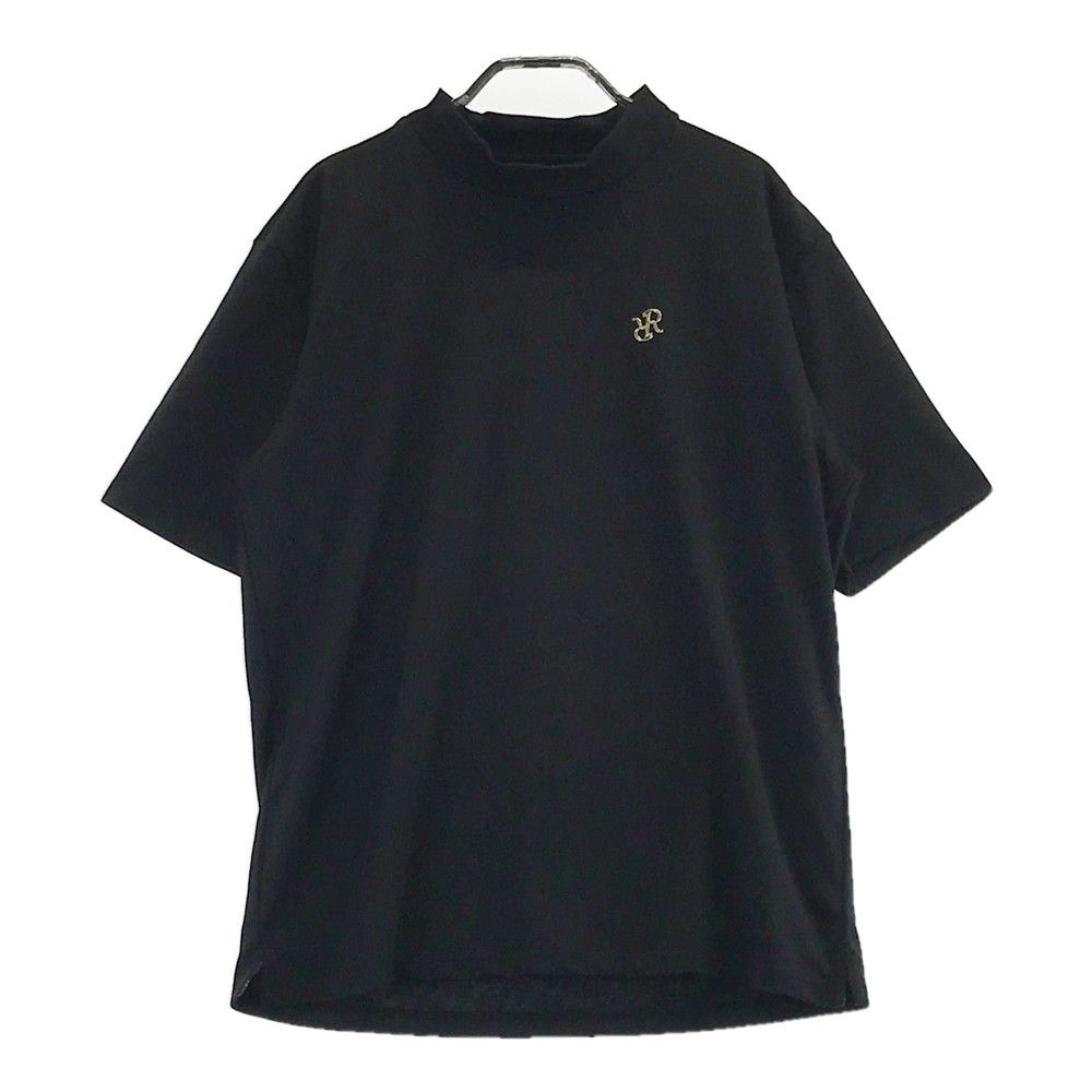 サイズ XL RESURRECTION レザレクション ハイネック 半袖Tシャツ 総柄 ブラック系 240101305439 ゴルフウェア メンズ ストスト