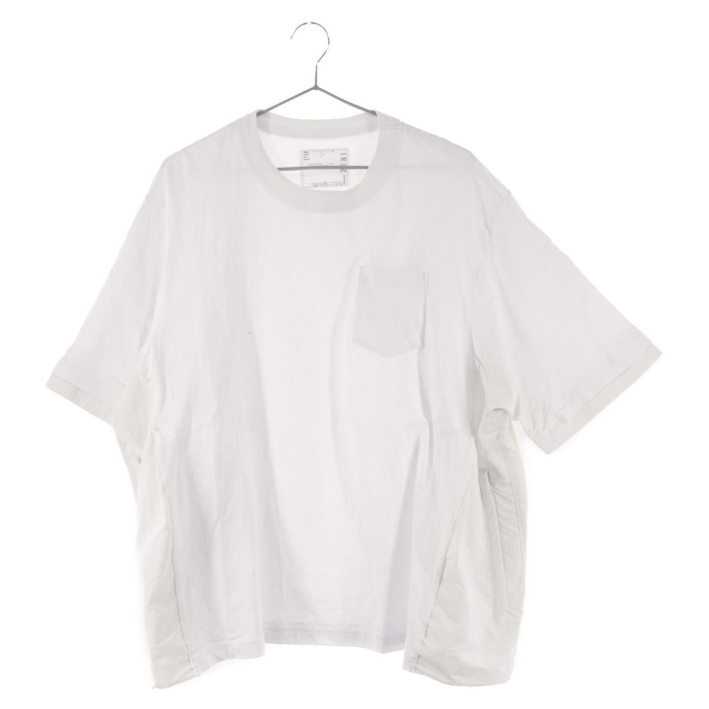 Sacai (サカイ) Cotton Jersey T-Shirt コットン ナイロン Sacai (サカイ) Cotton Jersey T-Shirt コットン ナイロン
