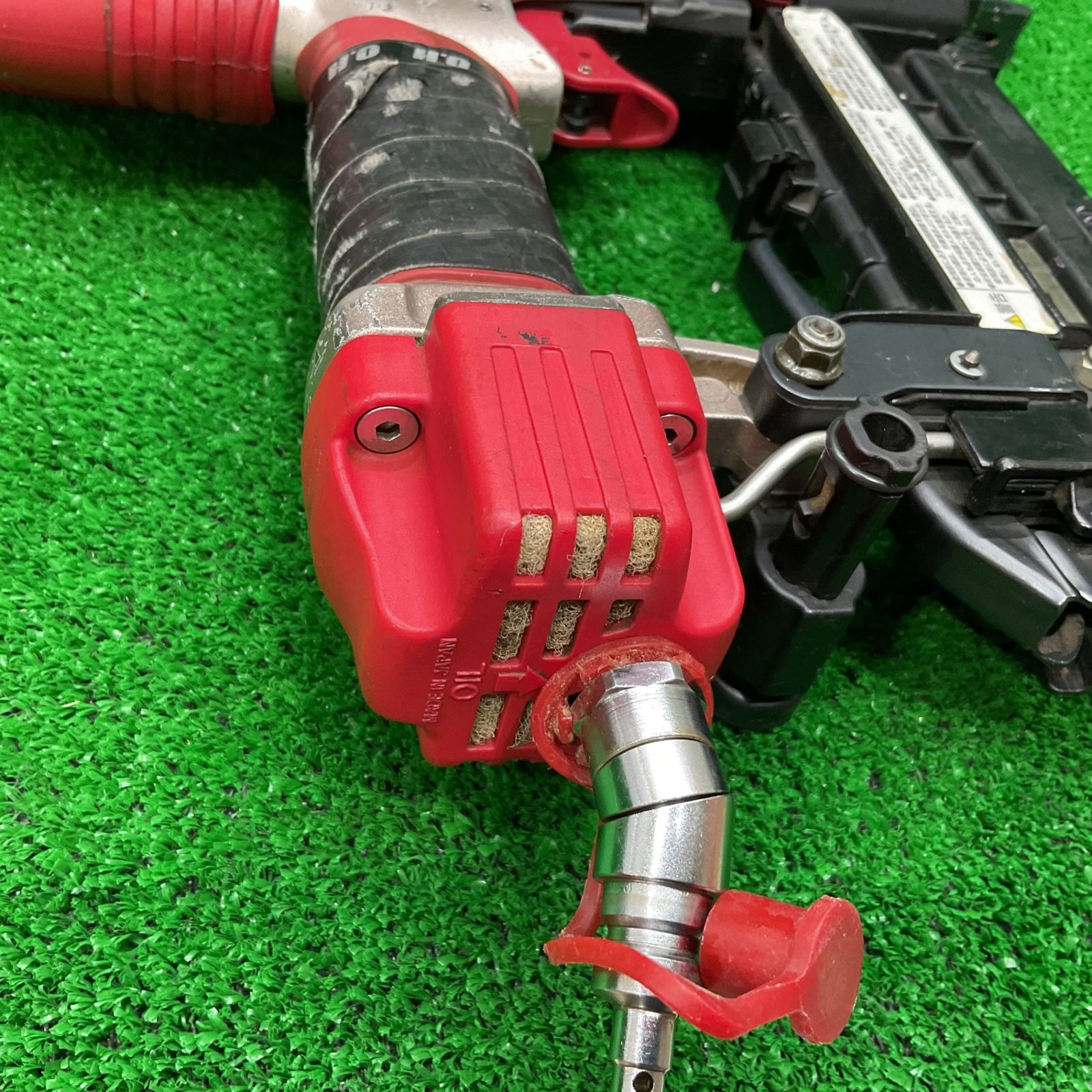 中古 MAX マックス 高圧 スーパーネイラ フロア フロアタッカー 肩幅