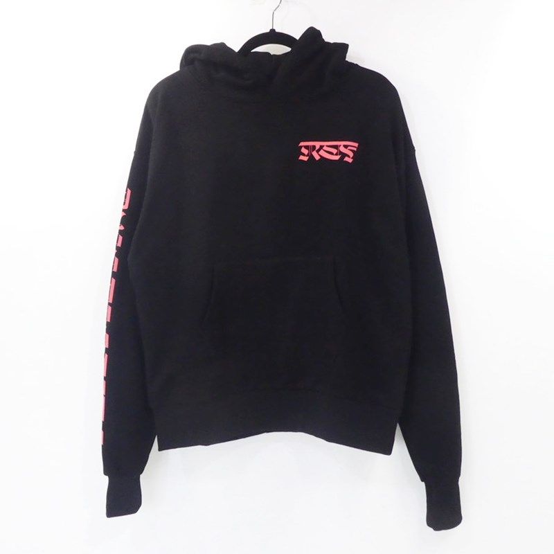 姫路東店 RULE THE FATE パーカー RLTFT CRUMBLE SLEEVE LOGO HOODIE ブラック 103