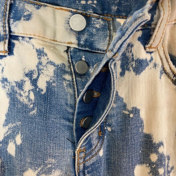 mnmlミニマルブリーチ加工　ダメージ加工ジーンズ　サイズ30 mnmlミニマルブリーチ加工 ダメージ加工ジーンズ サイズ30