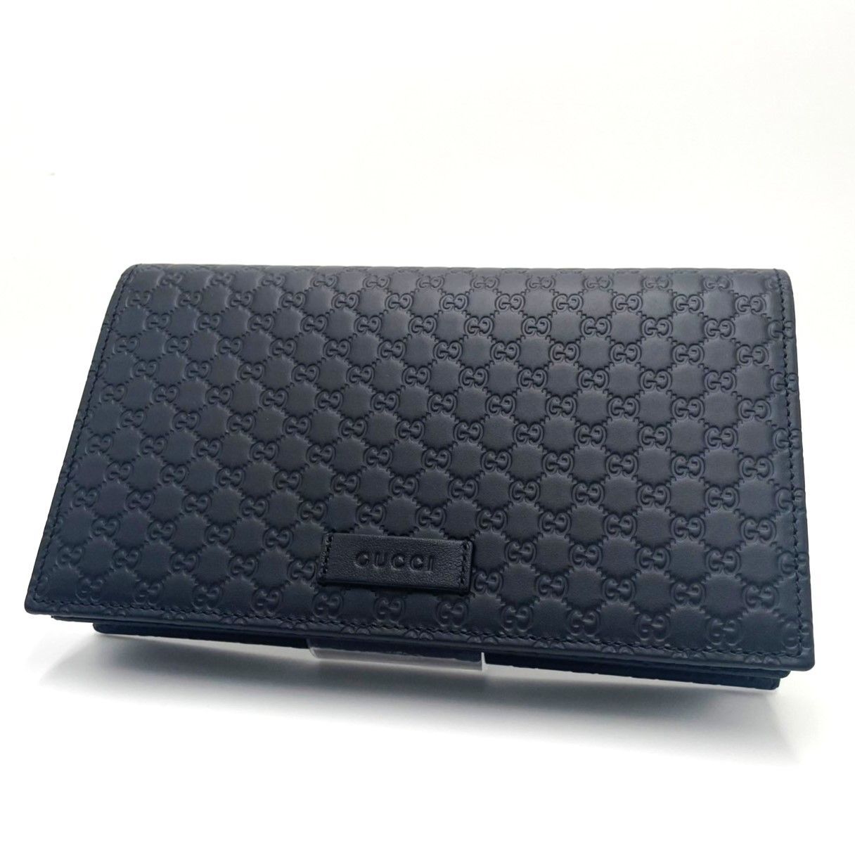 K470】GUCCI（グッチ）/ショルダーストラップ付き長財布/マイクロ 