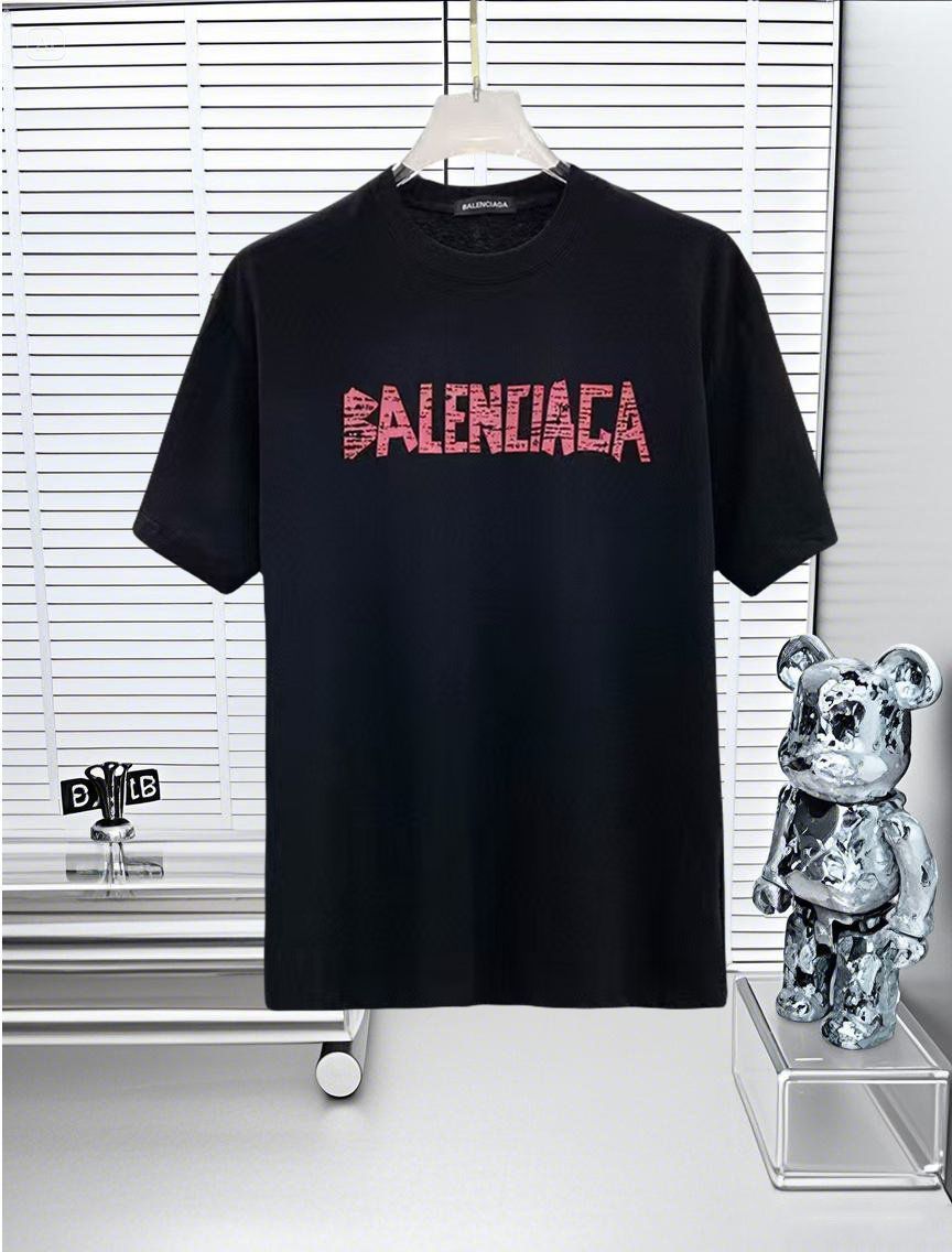 今日特価】Balenciaga バレンシアガ 25SS ロゴプリント T シャツ
