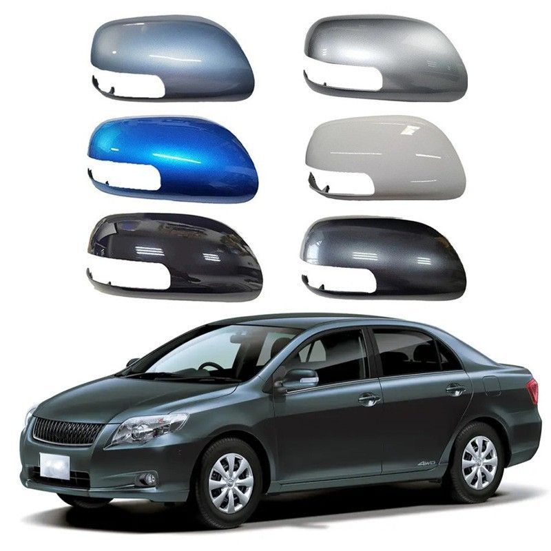 06-11年 トヨタ カローラ Axio Fielder E14 G 用 後付け ドアミラーガラス カバー