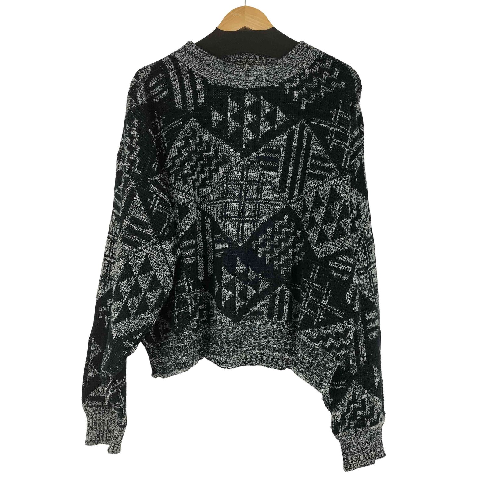 サッソン SASSON 総柄アクリルニット メンズ import：XL 