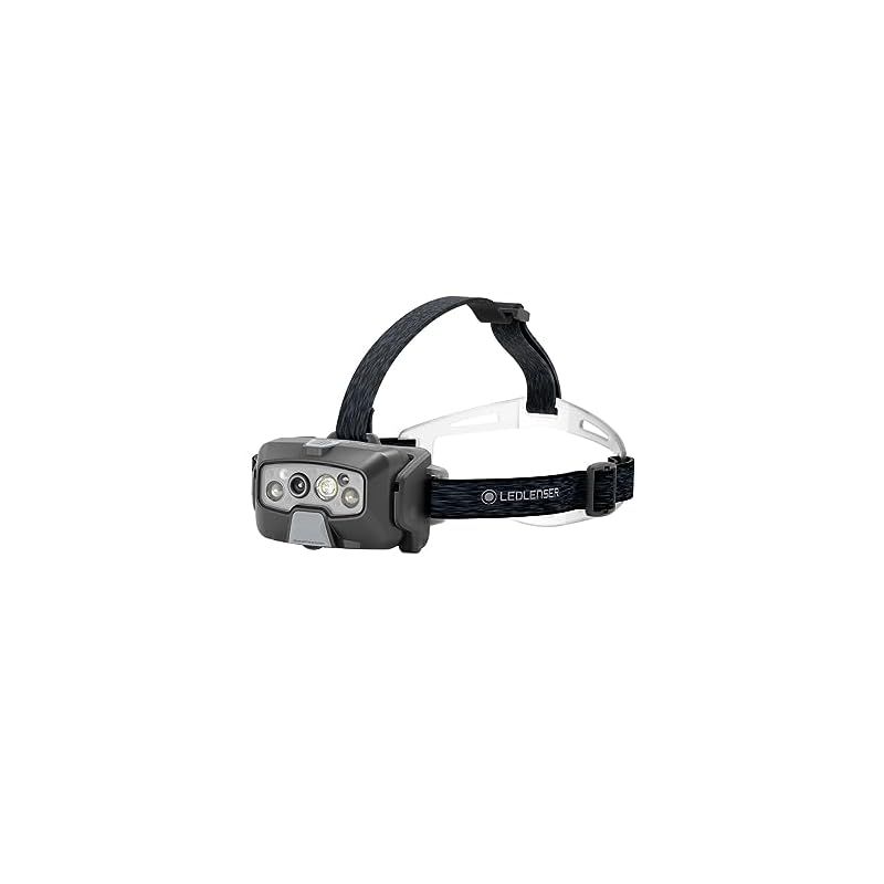 Ledlenser レッドレンザー led ヘッドライト 充電式 HF8R Core Black 最新 自動で光調整 最大1600lm 明るい IP68 防水 赤色サブライト 釣り 登山 キャンプ アウトドア 作業用 1