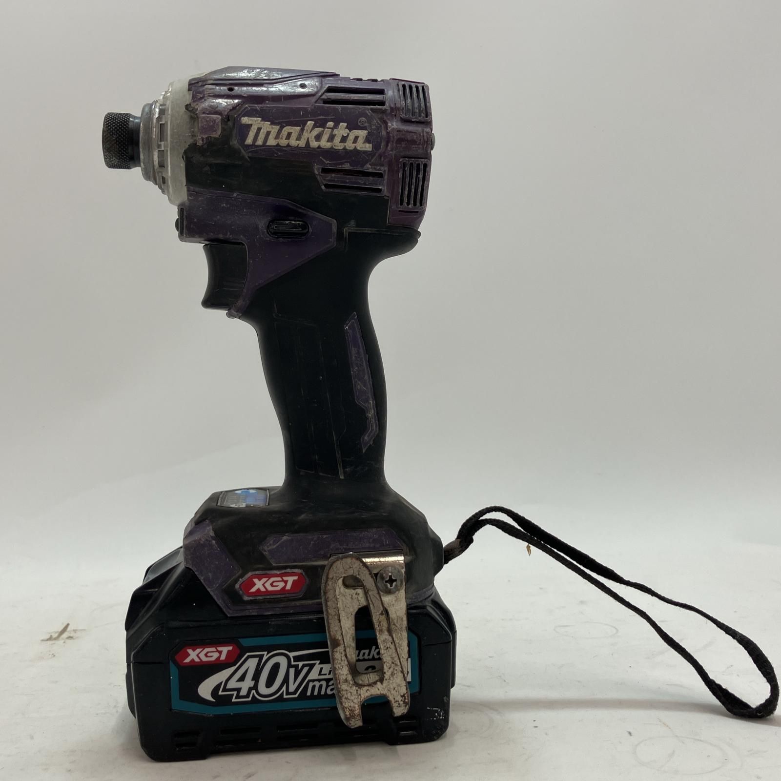 MAKITA マキタ インパクトドライバ TD001G パープル 40v 充電池1個付