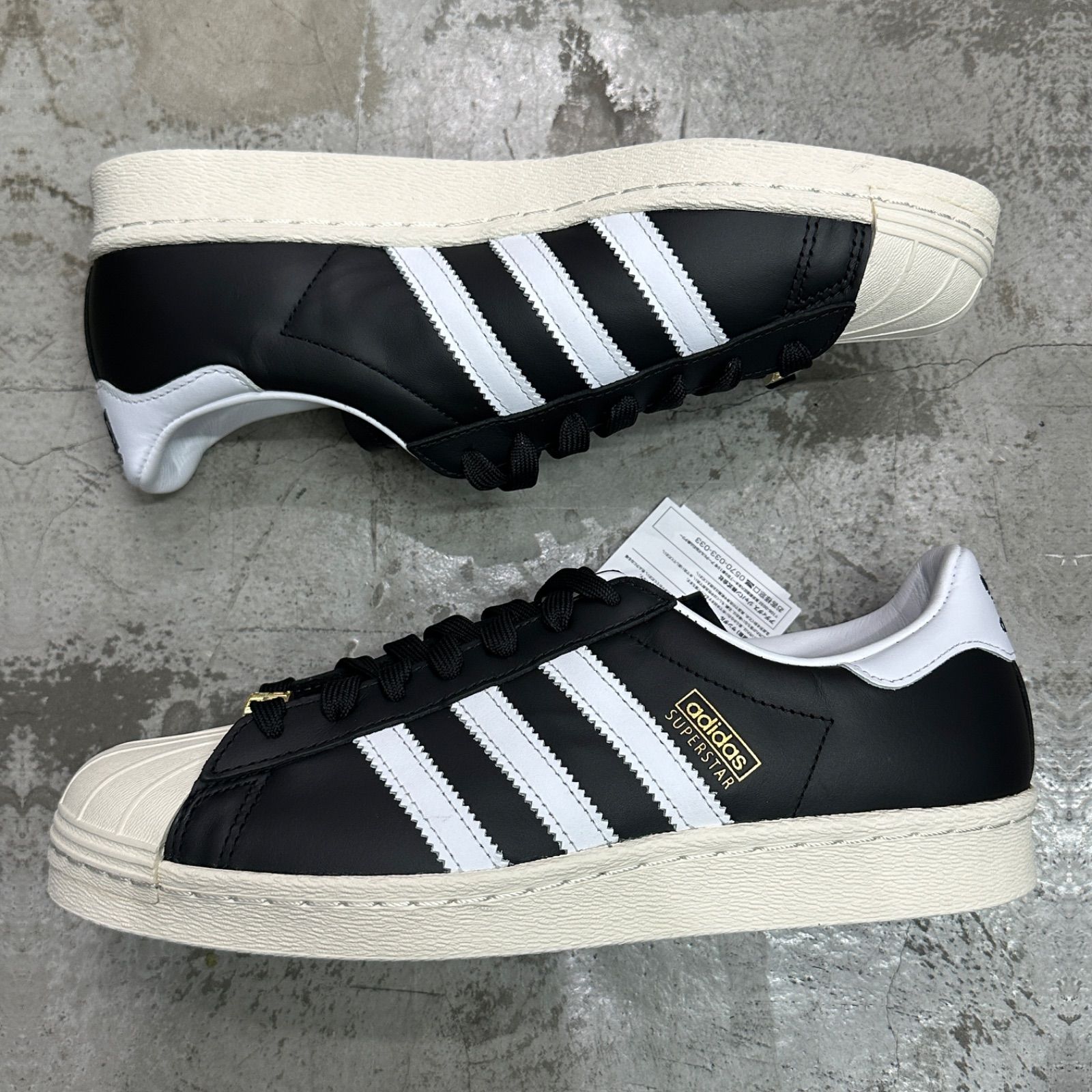 未使用品 A BATHING APE adidas Superstar Black コラボ スーパー 