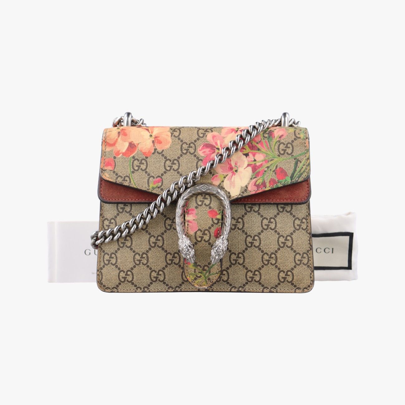 グッチGucciディオニュソスベージュ×マルチカラーPVCコーティングキャンバス421970B024706658