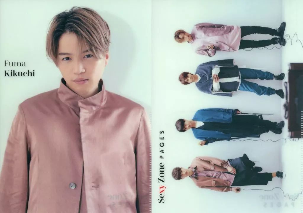 中古】クリアファイル(男性アイドル) 菊池風磨 オリジナル ミニ