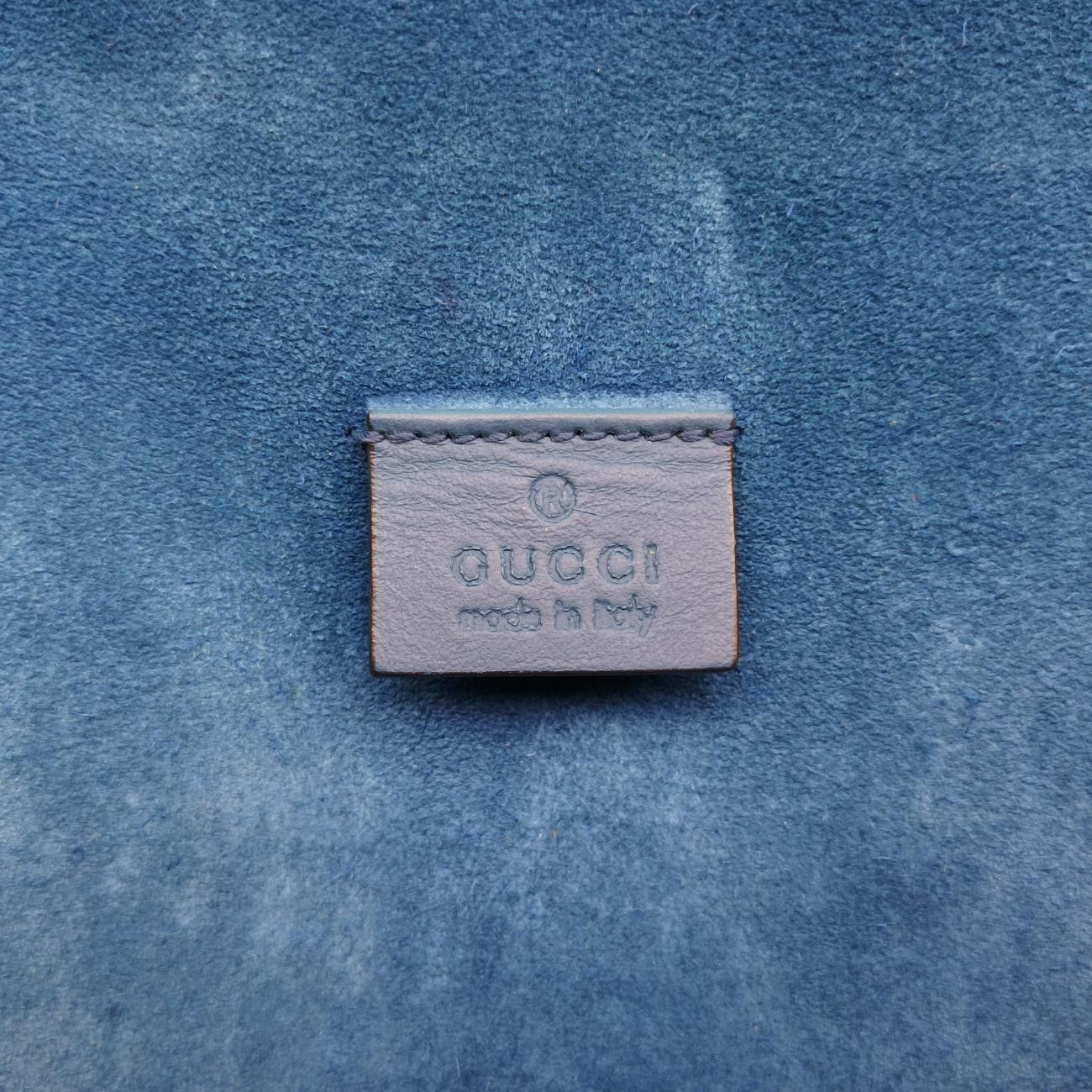 グッチGucciディオニュソスベージュ×ブルーPVCコーティングキャンバス×レザー400249C019790610