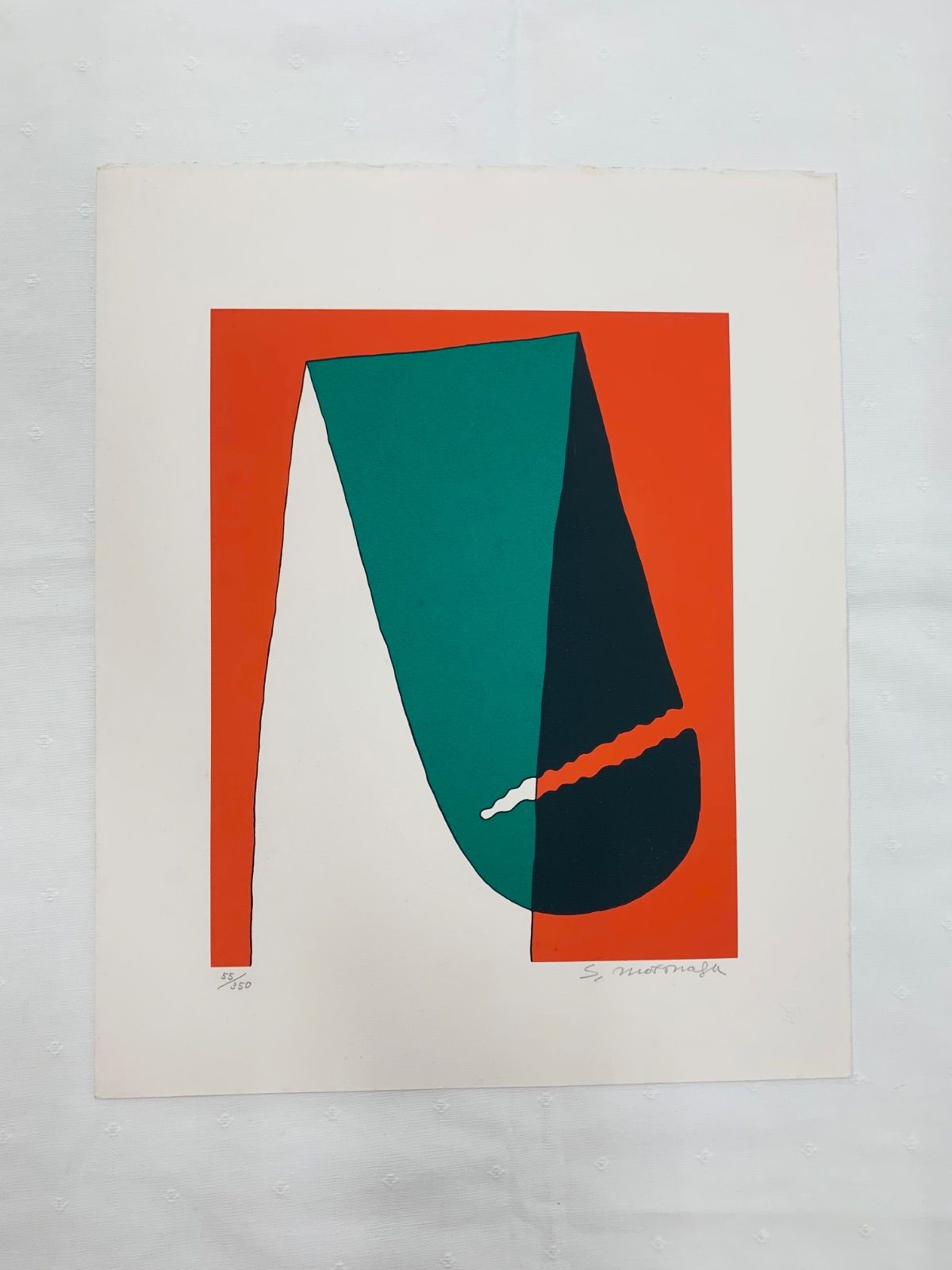 シートのみ 真作 おれぐりん 元永 定正 adamasa Motonaga シルクスクリーン 作家直筆サイン 版画 版画