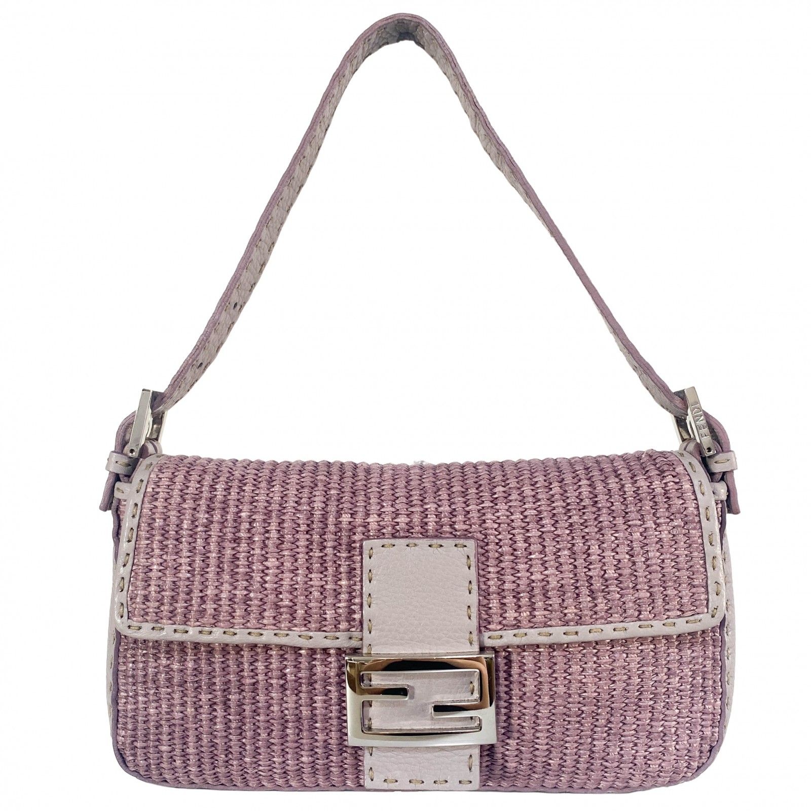 FENDI フェンディ ラフィア バケットマンマ 4fDXI-m71957515799 