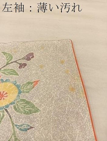 平和屋着物□上質な小紋 草花文 金彩 正絹 逸品 BAAU4315mz - メルカリ