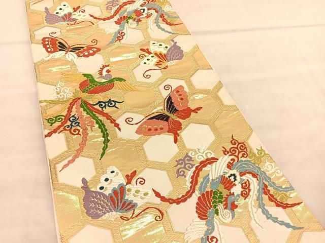 平和屋着物○上質な紬 間道 やまと誂製 正絹 逸品 未使用