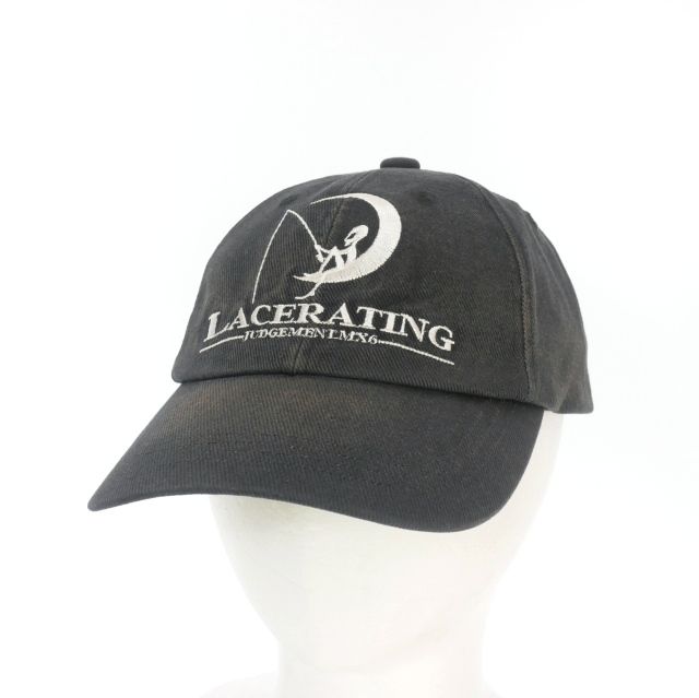 セントマイケル SAINTMICHAEL 25SS 6PANNEL LACERATING CAP キャップ 帽子 OS ブラック 黒 SM-HR8-0000-077