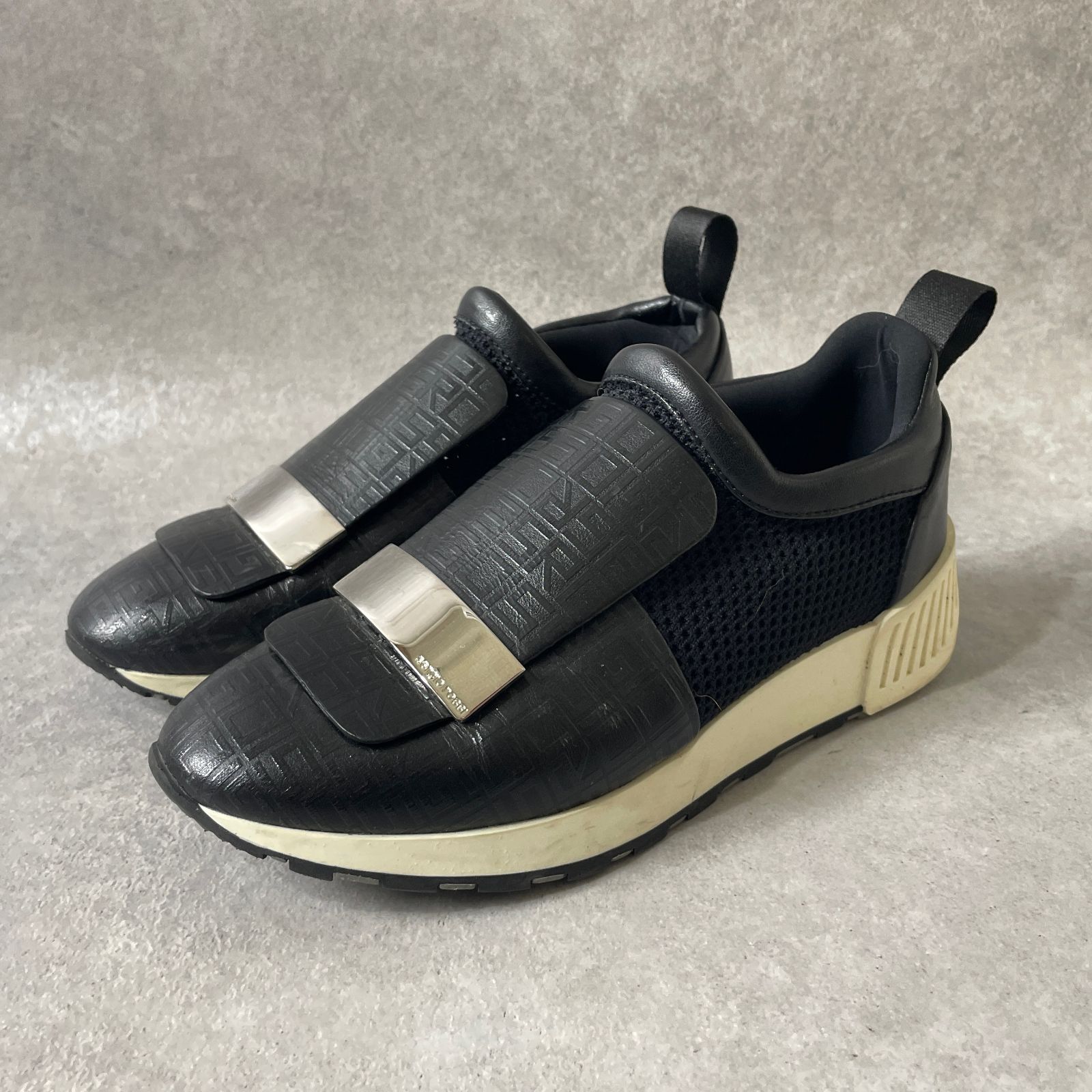 sergio rossi sr1 サイドメッシュ シグネチャー スニーカー 靴