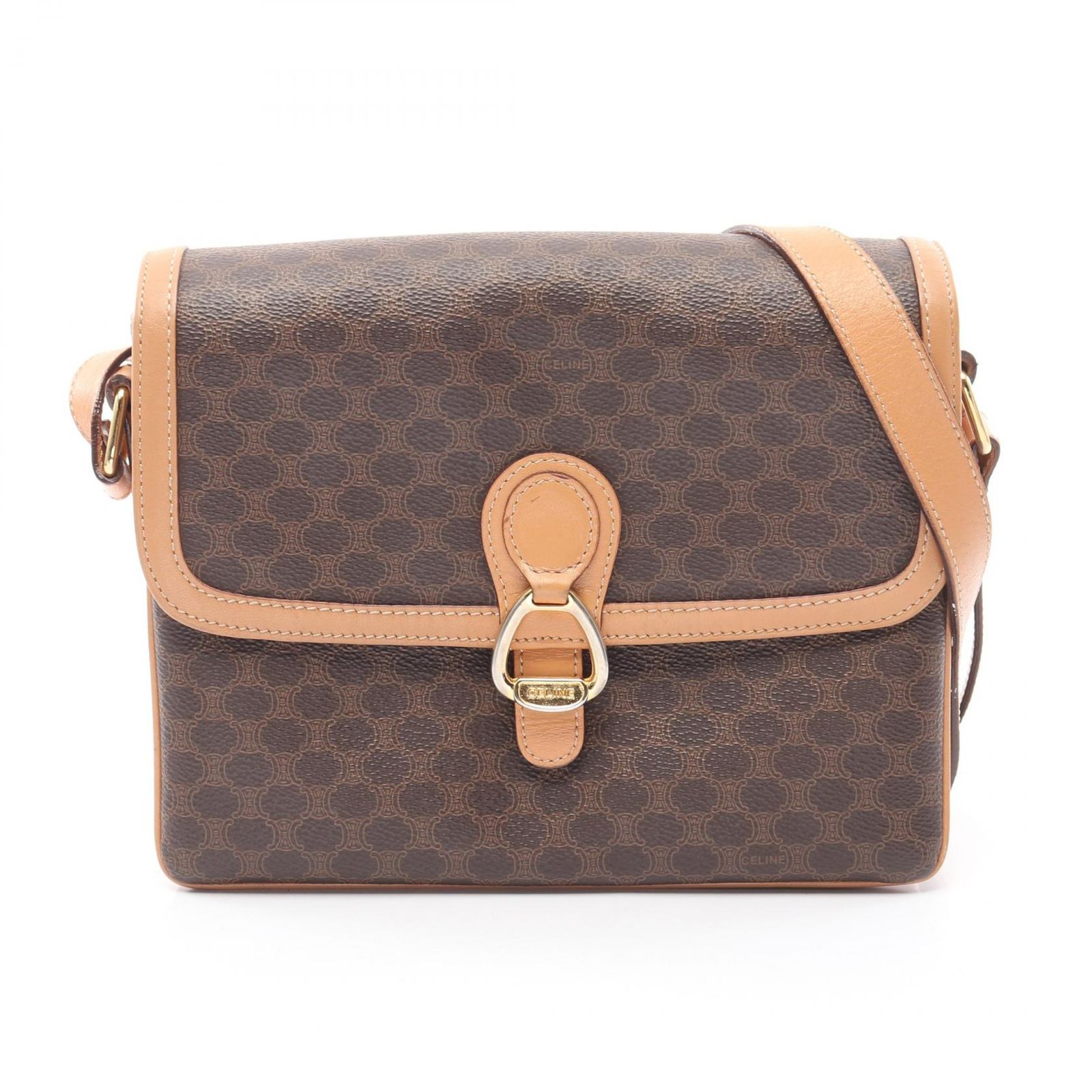 セリーヌ CELINE ショルダーバッグ マカダム PVCコーティング