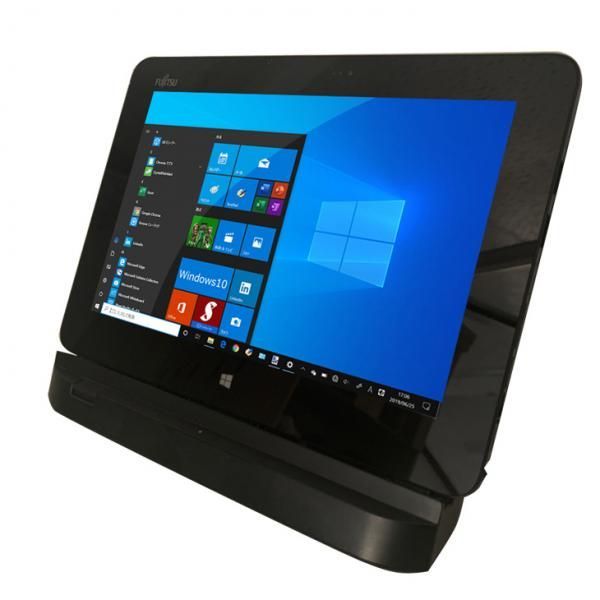 富士通 ARROWS Tab Q555/K64 中古 タブレット Win10 クレードル付[Atom