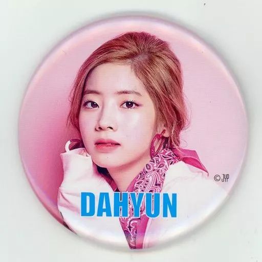 中古】バッジ・ピンズ [単品] ダヒョン(ピンク) “#TWICE”復刻デザイン
