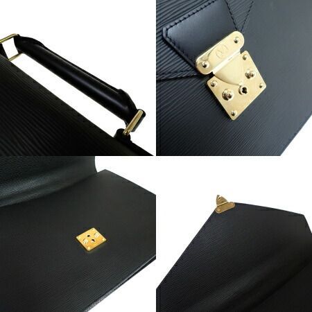 LOUIS VUITTON✨エピ セルヴィエットアンバサダー ブリーフケース✨黒